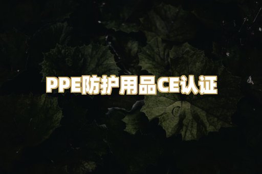 PPE防护用品CE认证